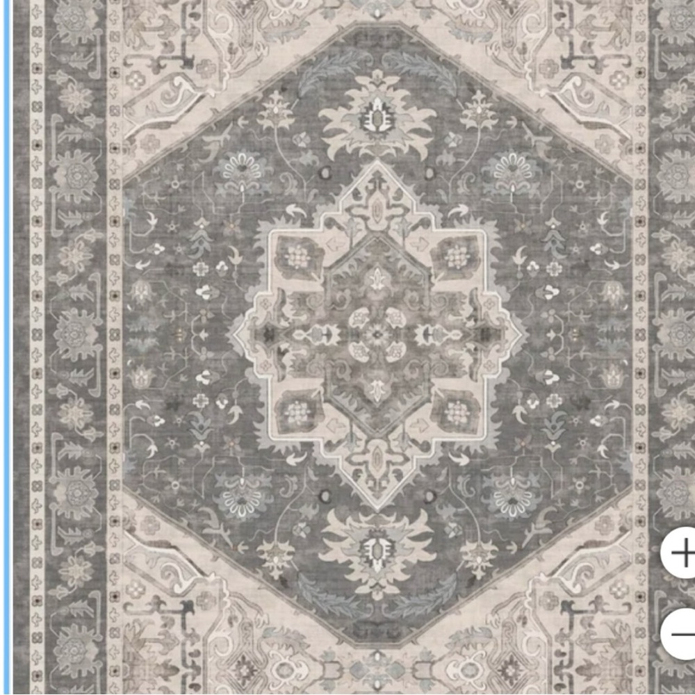 Washable Indoor Area Rug Darya, 5.3’ x 7.5’